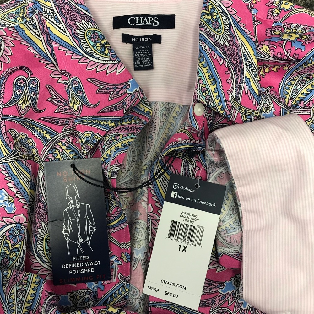 Chaps no iron blouse